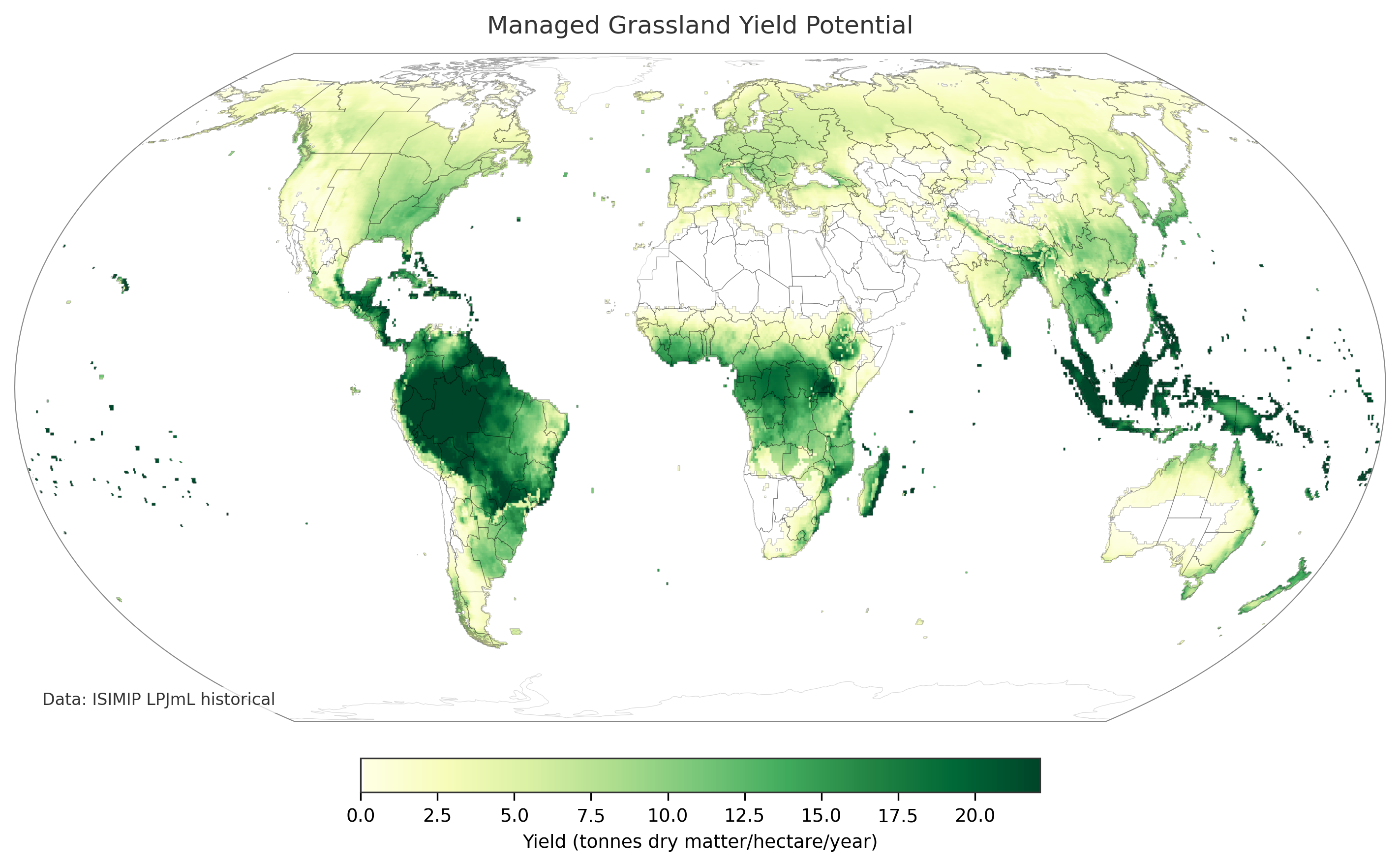 Managed grassland yield potential